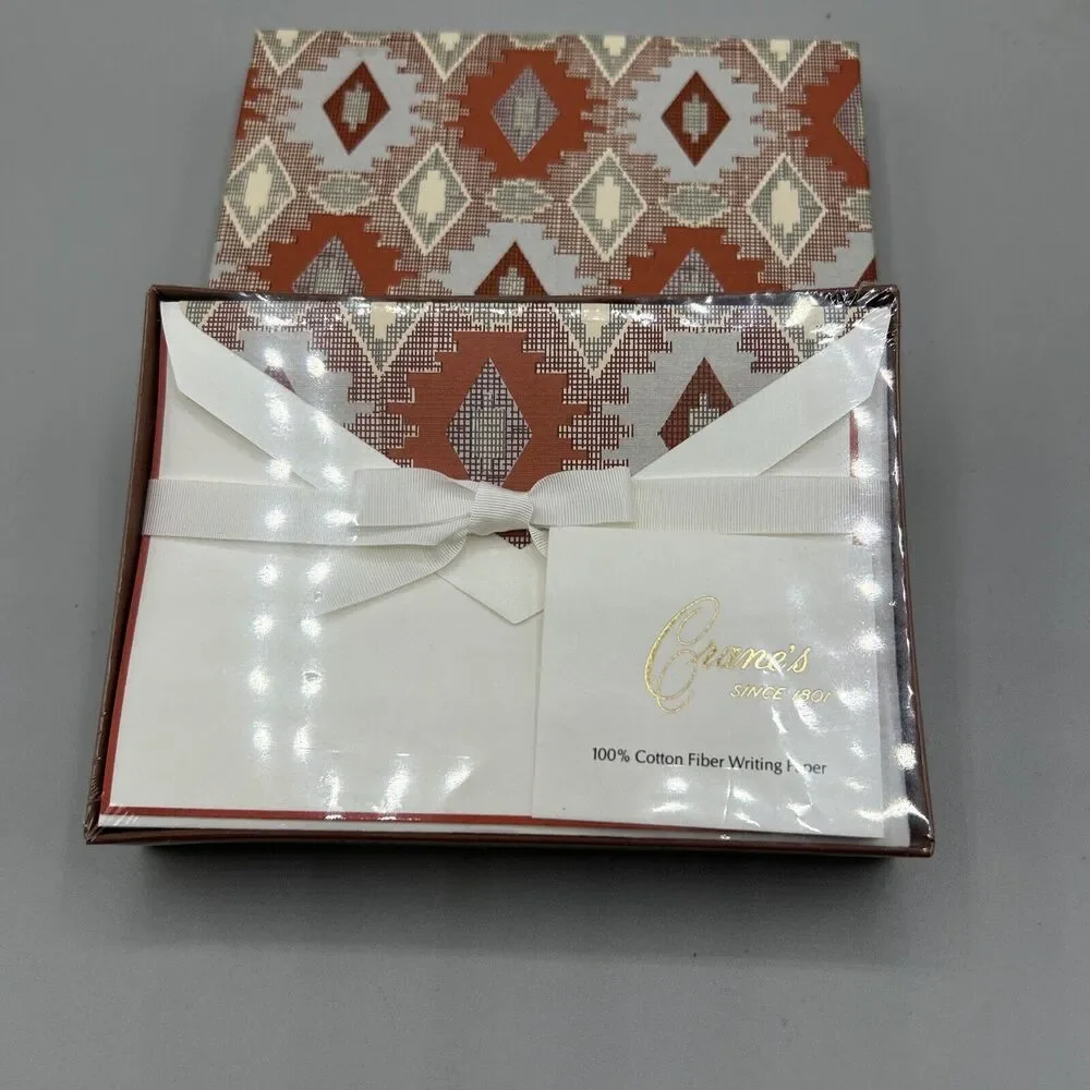 CRANE & CO Invitation Set Of 10 Cards & 10 Envelopes NEW old stock‎ vintage